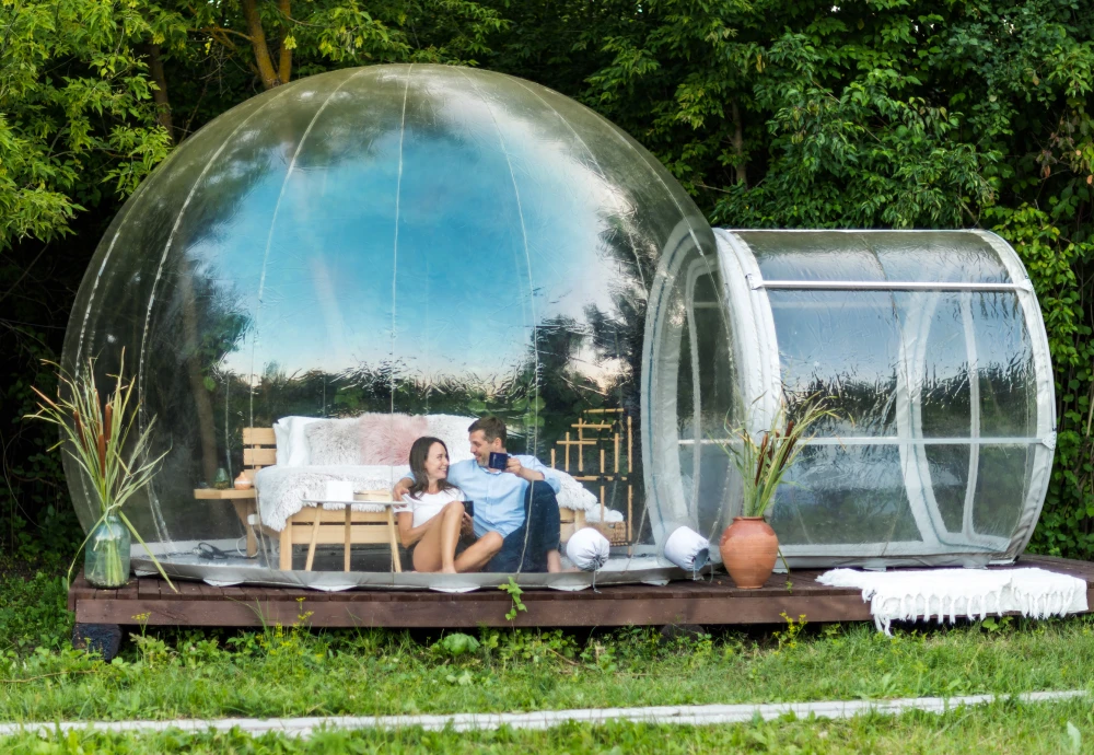 outdoor tent bubble